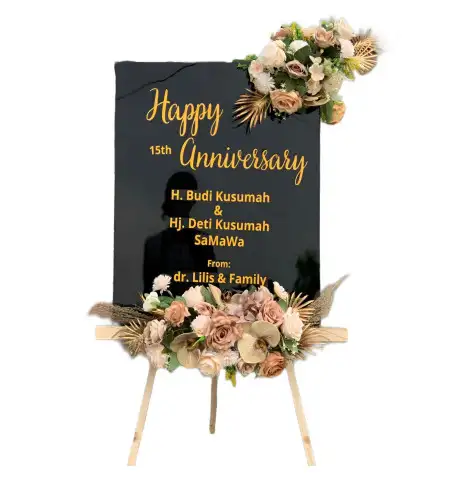 Papan Bunga Akrilik Wonokromo